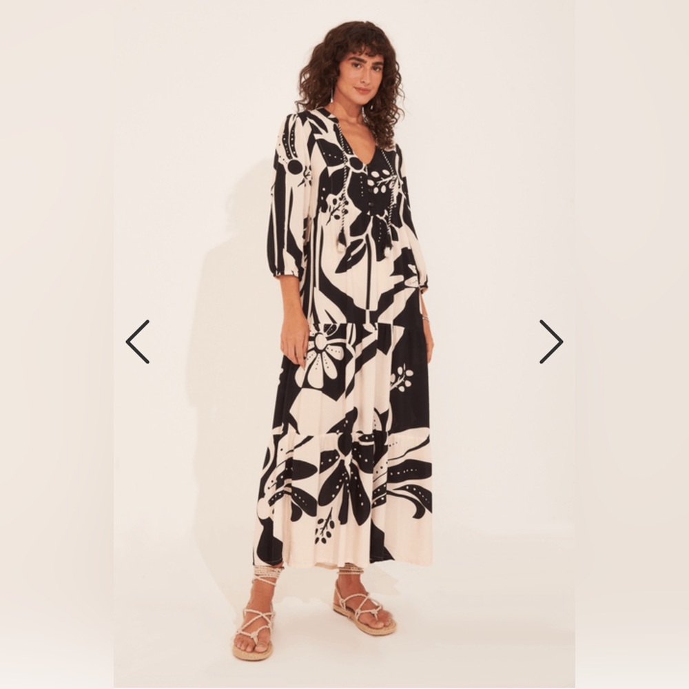 ‼️LAST CHANCE‼️ Garage Rio Brazil Flor do Pontal Luana Maxi Dress